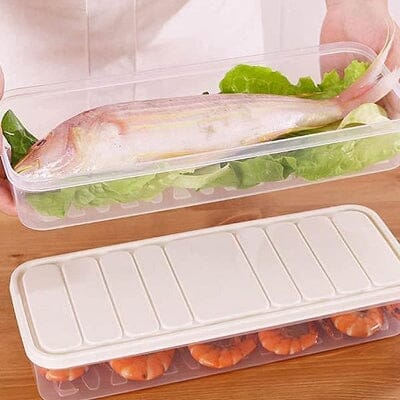 Boîte de rangement - FoodSaverBox™ - Rectangle blanc - Oublie pas ton Casse - Croûte