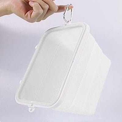 Boite conservation alimentaire - NewSiliconeLunchBox™ - Blanc - Oublie pas ton Casse - Croûte