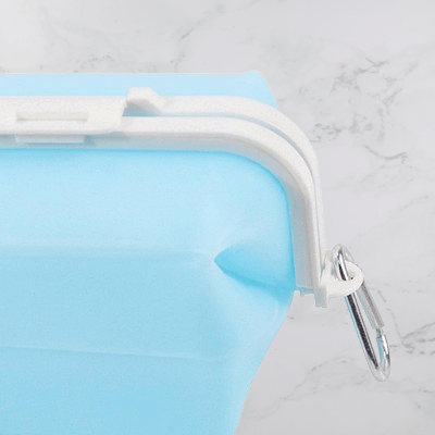Boite conservation alimentaire - NewSiliconeLunchBox™ - Bleu - Oublie pas ton Casse - Croûte