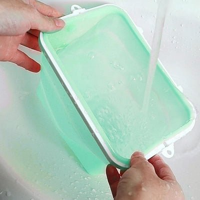 Boite conservation alimentaire - NewSiliconeLunchBox™ - Vert - Oublie pas ton Casse - Croûte