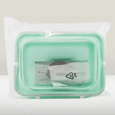 Boite conservation alimentaire - NewSiliconeLunchBox™ - Vert - Oublie pas ton Casse - Croûte