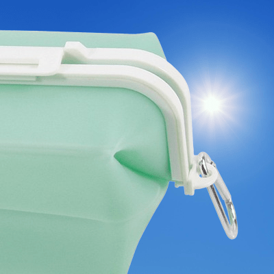 Boite conservation alimentaire - NewSiliconeLunchBox™ - Vert - Oublie pas ton Casse - Croûte