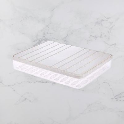 Boîte de conservation alimentaire - FoodSaverBox™ - Carré blanc - Oublie pas ton Casse - Croûte