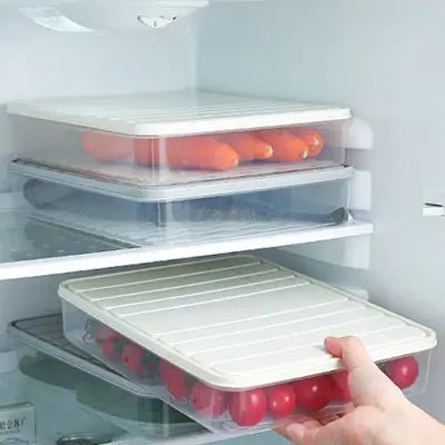 Boîte de conservation alimentaire - FoodSaverBox™ - Carré blanc - Oublie pas ton Casse - Croûte