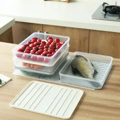 Boîte de rangement - FoodSaverBox™ - Carré blanc - Oublie pas ton Casse - Croûte