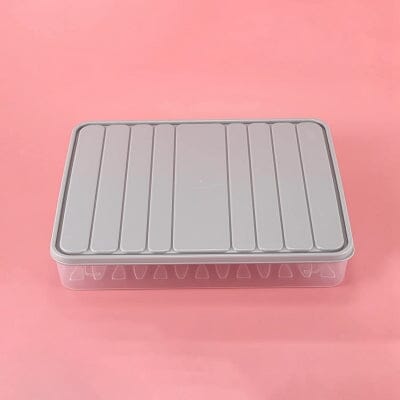 Boîte de rangement - FoodSaverBox™ - Carré gris - Oublie pas ton Casse - Croûte