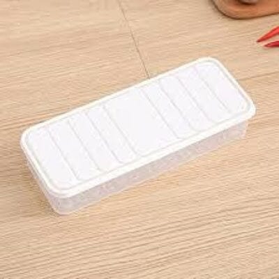 Boîte de rangement - FoodSaverBox™ - Rectangle blanc - Oublie pas ton Casse - Croûte
