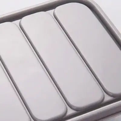 Boîte de rangement - FoodSaverBox™ - Rectangle Gris - Oublie pas ton Casse - Croûte