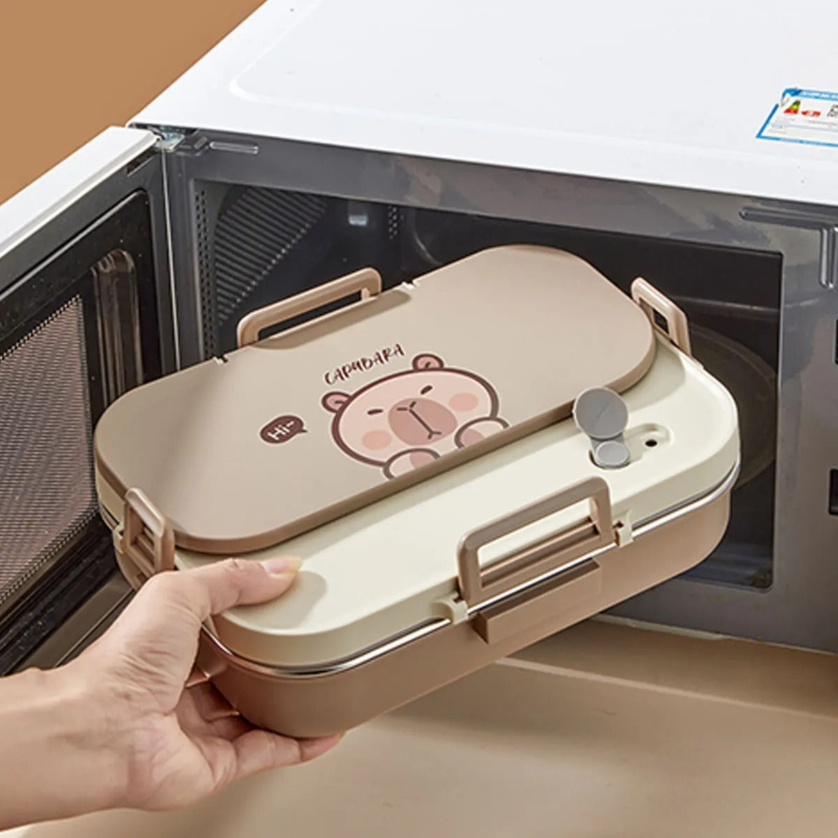 boite repas animal capybara isotherme