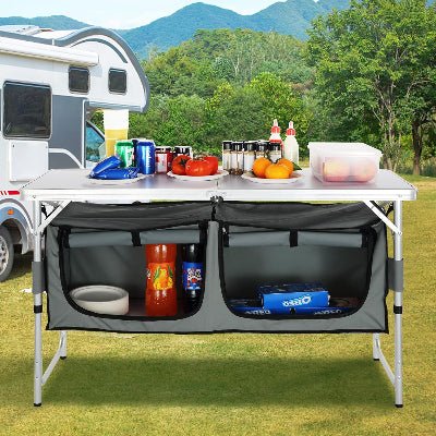 Cuisine Camping - EasyCookStation™ - Argent - Oublie pas ton Casse - Croûte