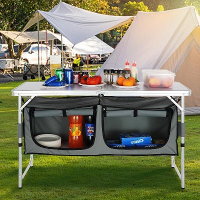 Cuisine Camping - EasyCookStation™ - Argent - Oublie pas ton Casse - Croûte
