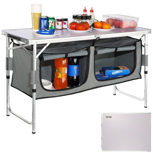 Cuisine Camping - EasyCookStation™ - Argent - Oublie pas ton Casse - Croûte