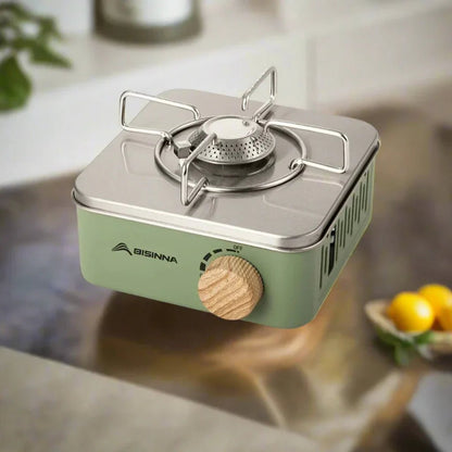 Cuisinière - MiniGasPortable™ - Vert - Oublie pas ton Casse - Croûte