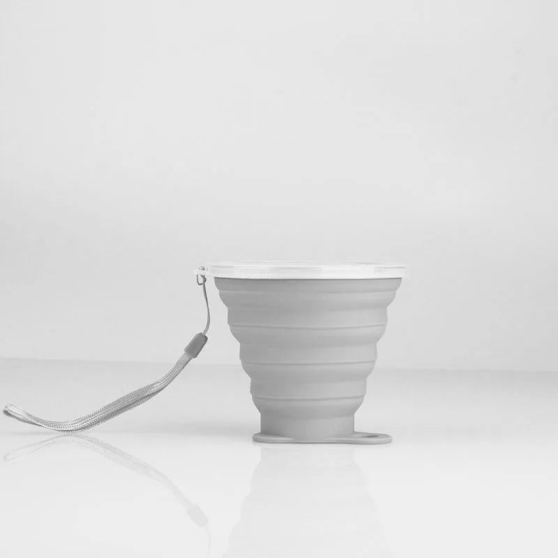 Gobelet Pliable - FlexSip™ - Gris - Oublie pas ton Casse - Croûte