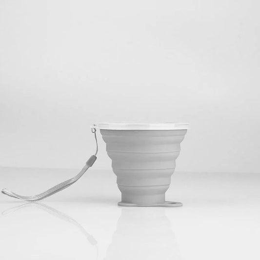 Gobelet Pliable - FlexSip™ - Gris - Oublie pas ton Casse - Croûte