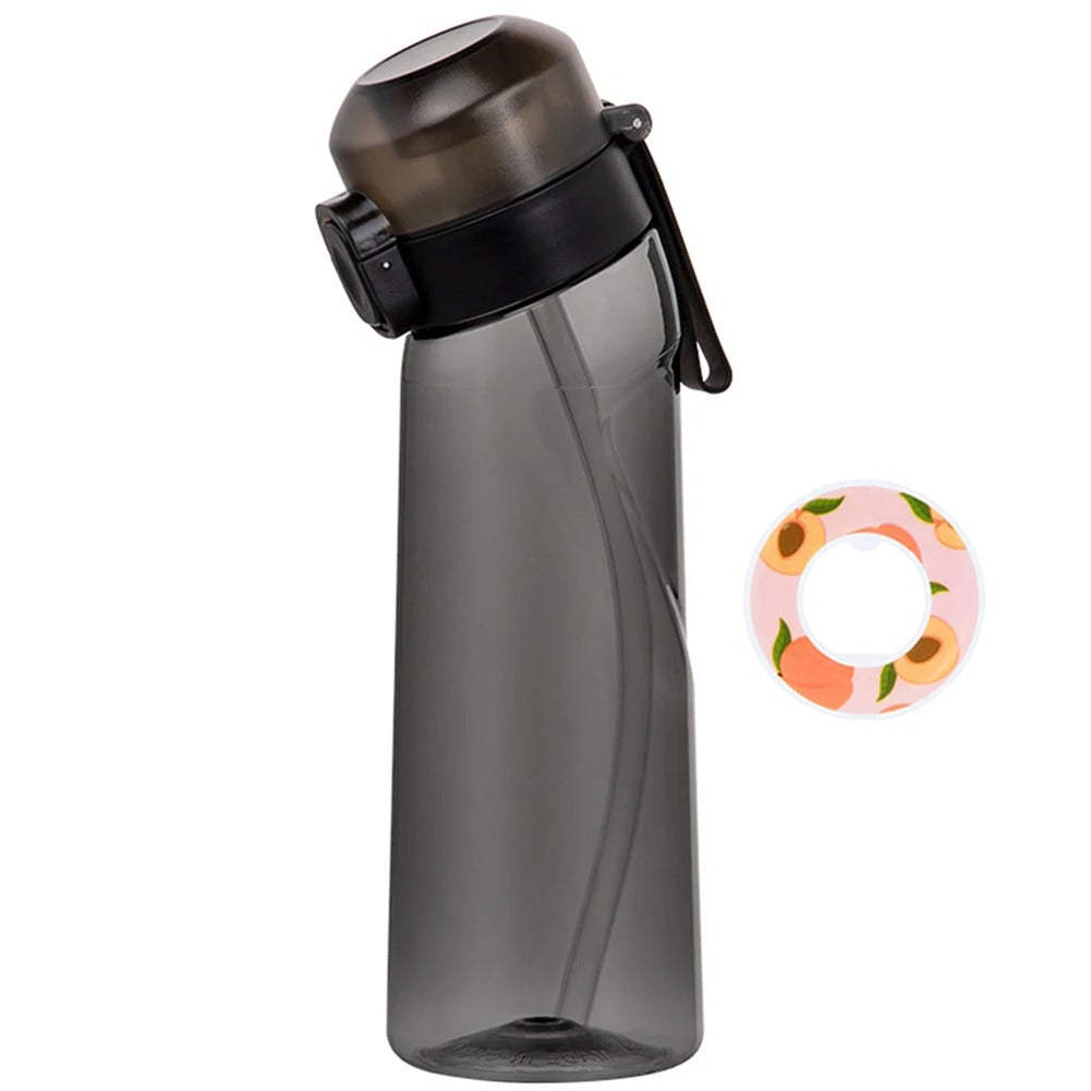 Gourde filtrante Aquasense transparente / Oublie pas ton casse-croûte