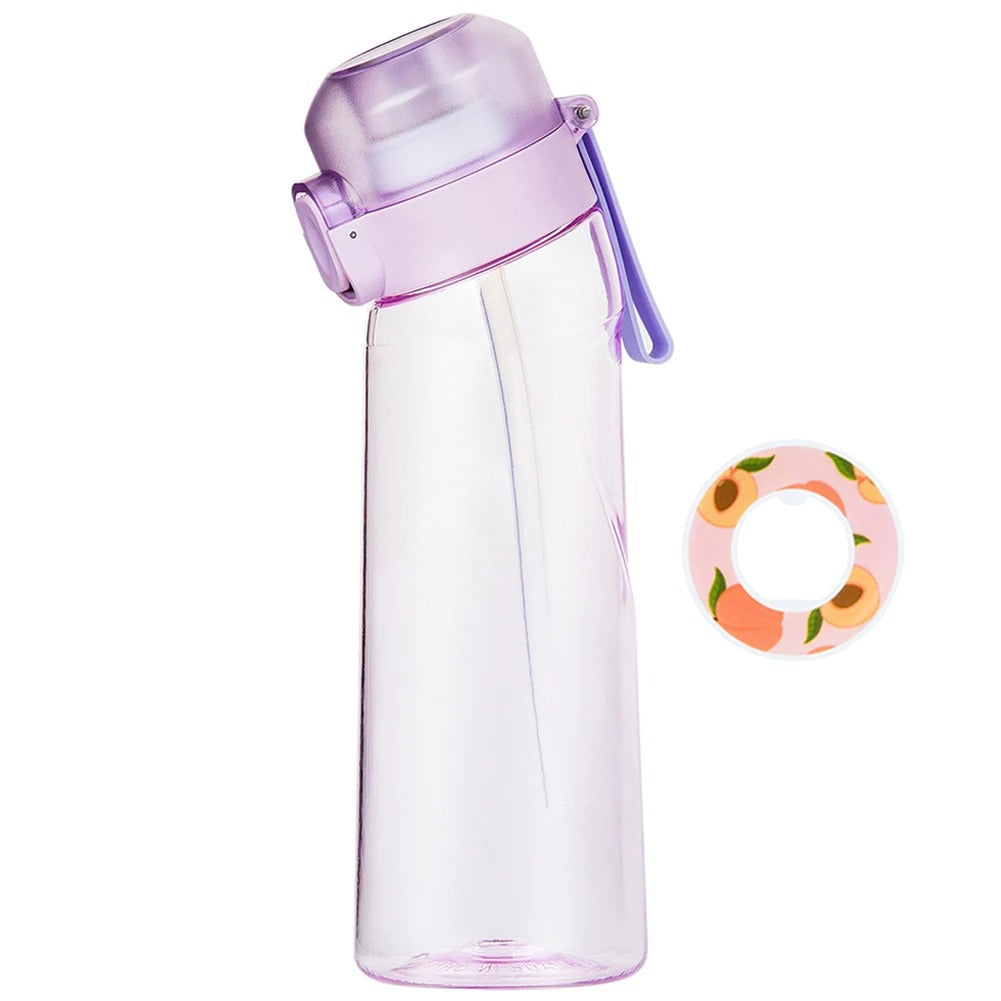 Gourde filtrante Aquasense transparente / Oublie pas ton casse-croûte