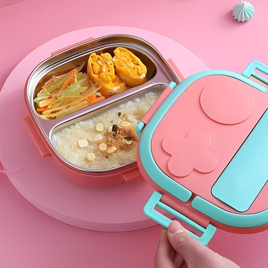 Lunch box enfant | Étanche compartimentée - Oublie pas ton Casse - Croûte