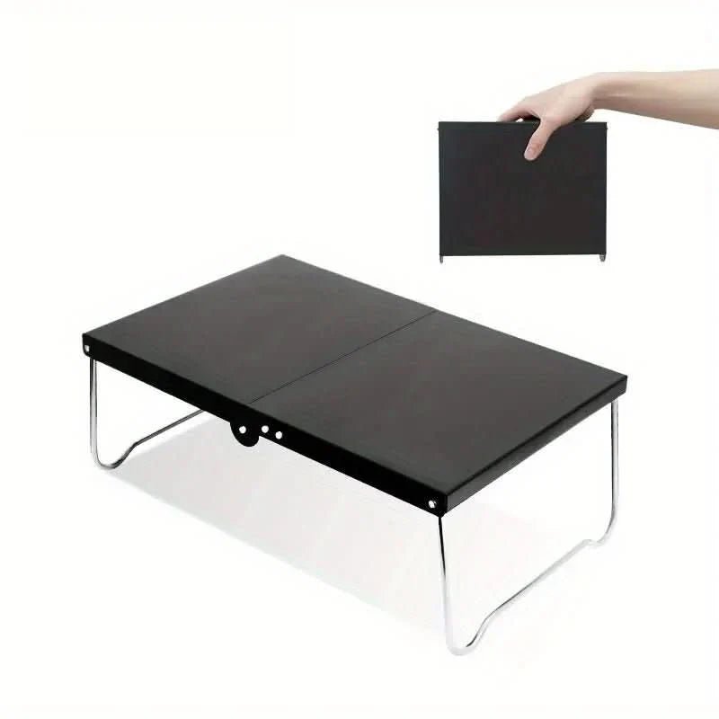 Table Camping - PicnicFold™ - Noir - Oublie pas ton Casse - Croûte